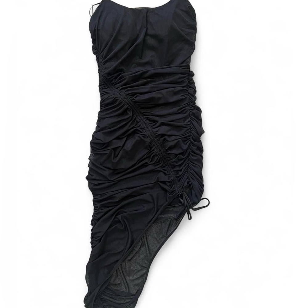 Mable Simone Asymmetrical Drawstring Midi Dress S… - image 4